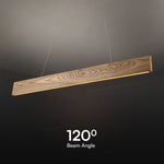 24W(1250Lm) LED iekarams lineārais gaismeklis, V-TAC, IP20,  900x1200 mm, silti balta gaisma 3000K