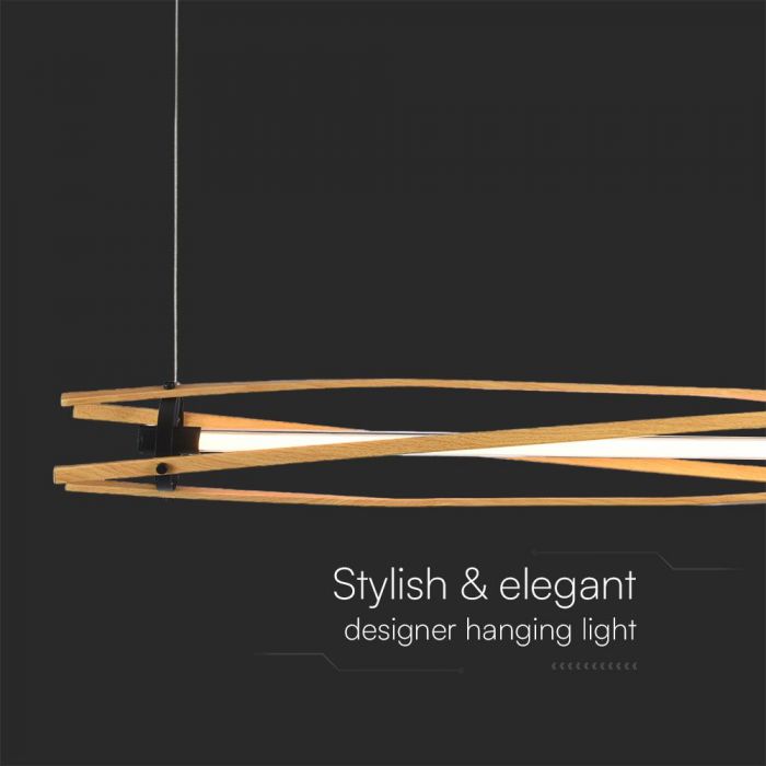 15W(1600Lm) LED iekarams lineārais gaismeklis, V-TAC, IP20,  1200x120x1150mm, silti balta gaisma 3000K