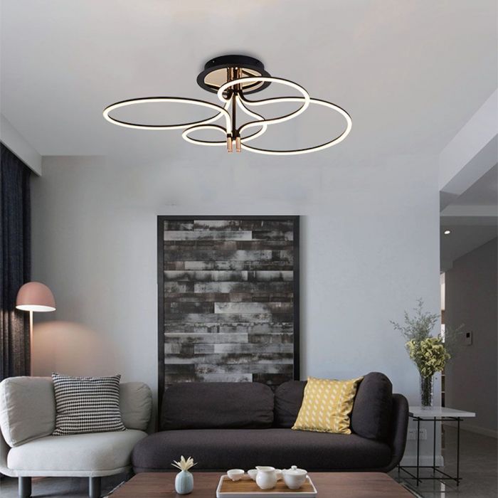 36W(4150Lm) LED disainvalgusti, V-TAC, IP20, must/roheline, 840x600x290mm, soe valge valgus 3000K