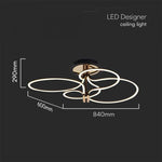36W(4150Lm) LED disainvalgusti, V-TAC, IP20, must/roheline, 840x600x290mm, soe valge valgus 3000K