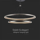 65W(7000Lm) LED pendant luminaire, V-TAC, IP20, 600x1070mm, warm white light 3000K