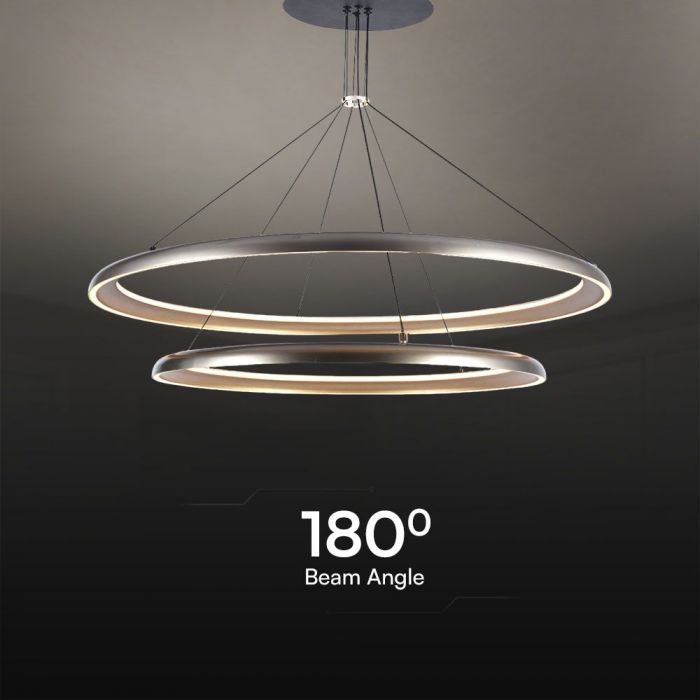 65W(7000Lm) LED pendant luminaire, V-TAC, IP20, 600x1070mm, warm white light 3000K