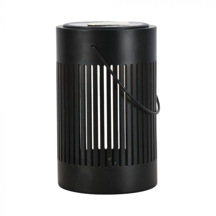 0.5W(21Lm) LED päikesepaneeliga laualamp, V-TAC, IP20, must, soe valge valgus 3000K