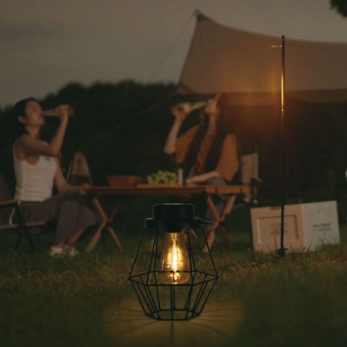 LED solar luminaire, 8LM, IP65, warm white light 2700K