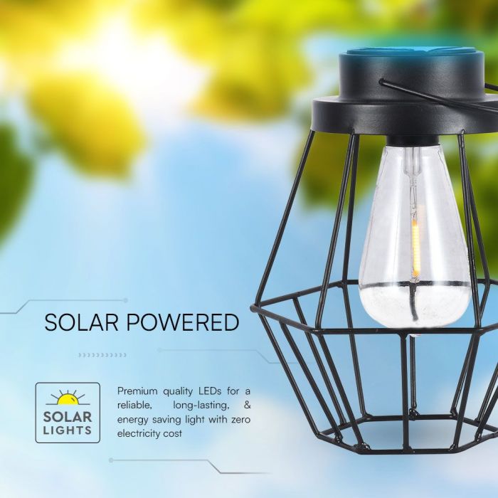 LED solārais gaismeklis, 8LM, IP65, silti balta gaisma 2700K