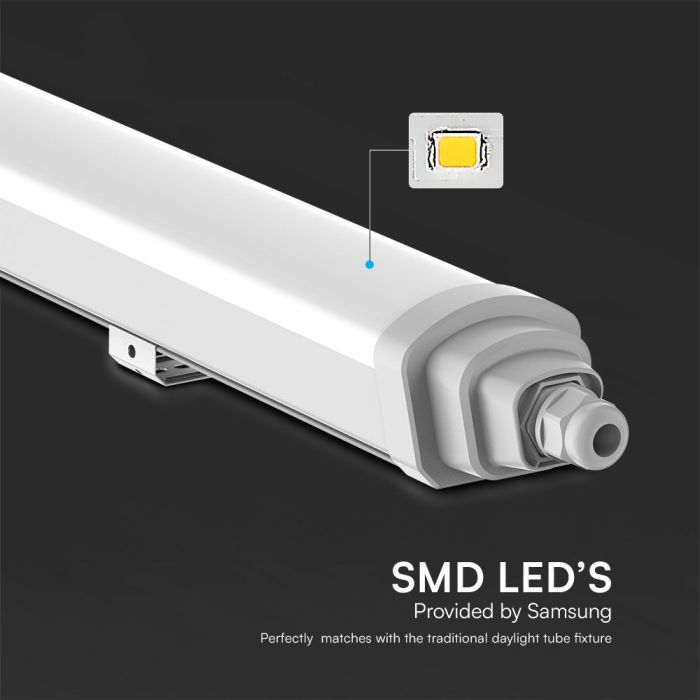 18W(2160Lm) 120LM/W 60cm LED linear luminaire, G-Series, V-TAC, IP65, cool white 6500K