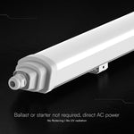 60cm_18W(2160Lm) LED hermētiskais lineārais gaismeklis, V-TAC VT-12017, CREE SMD, 120Lm/W, IP65, IK05, balts, 600x68x59mm, savienojams, 120°, 6 gadu garantija, auksti balta gaisma 6500K