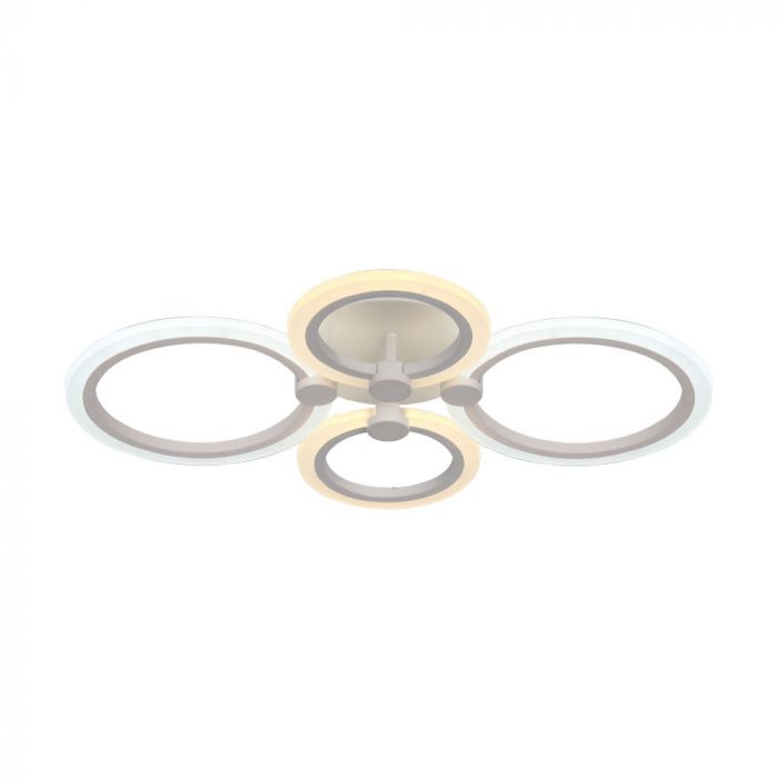 Piegāde 10dienas45W(3900Lm) LED dizaina gaismeklis, V-TAC, IP20, balta,  600x400x100mm, dimmējama, 3IN1