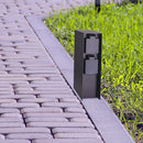 V-TAC nerūsējošā tērauda sadalītājs, IP44, 2x16A, melns