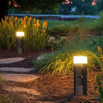 V-TAC G9 Āra bollarda lampa ar 2 kontaktligzdām IP44 16A Max 3600W melns