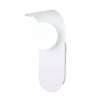 Max 5W G9 LED front and wall luminaire, V-TAC, IP20, white, steel+glass