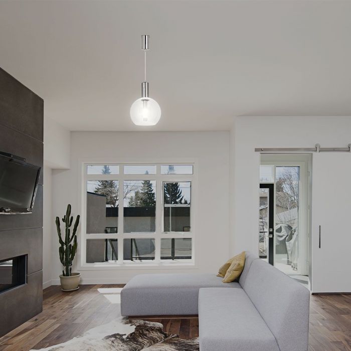 Потолочная светодиодная люстра 5W(450Lm), V-TAC, IP20, стекло, теплый белый свет 3000K