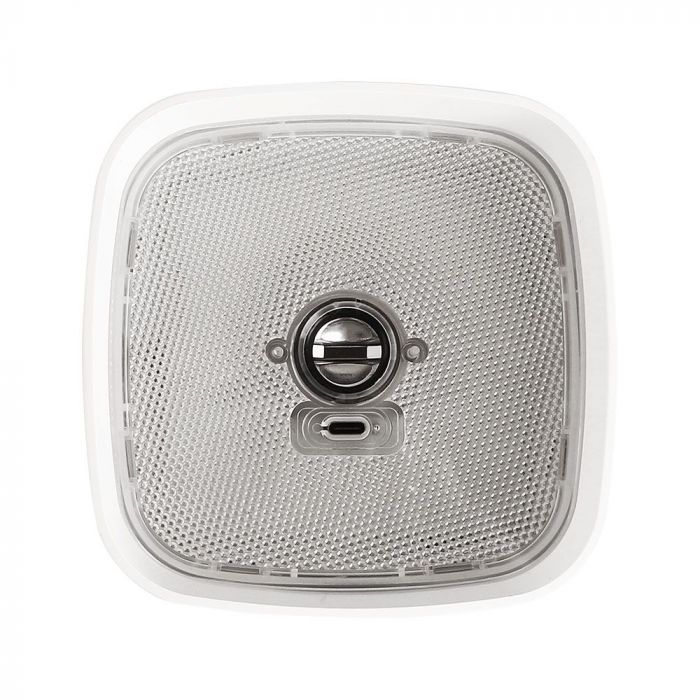 5W(400Lm) 5V LED skrivbordslampa med USB Type-C laddare, V-TAC, IP20, vit, dimbar, 3IN1