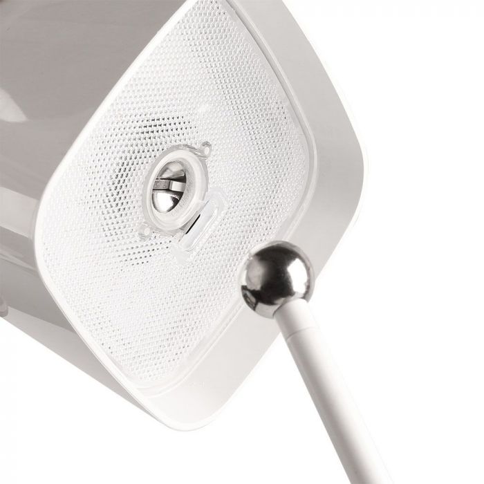 5W(400Lm) 5V LED skrivbordslampa med USB Type-C laddare, V-TAC, IP20, vit, dimbar, 3IN1