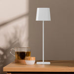 5W(400Lm) 5V LED skrivbordslampa med USB Type-C laddare, V-TAC, IP20, vit, dimbar, 3IN1