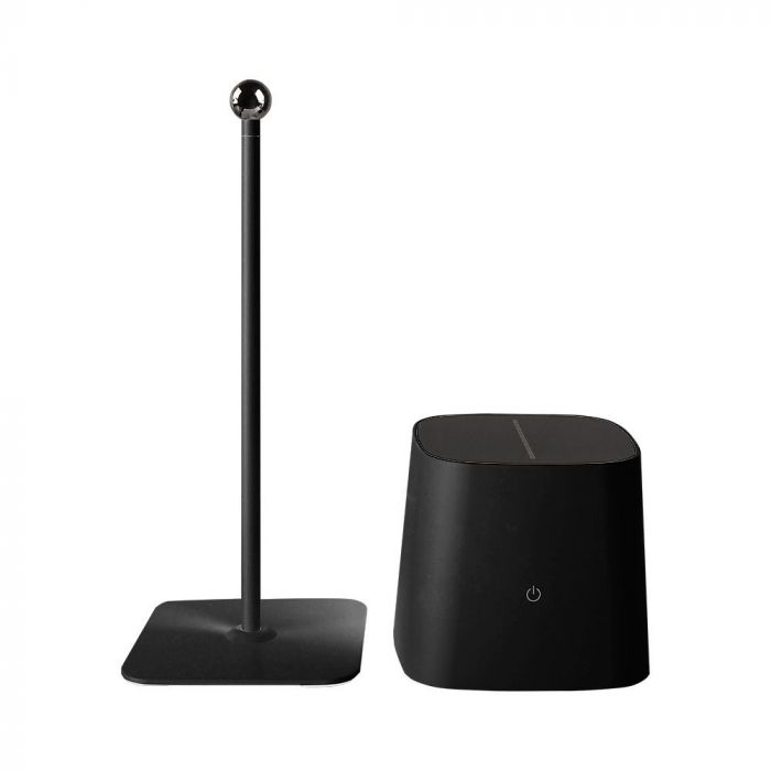 5W(400Lm) 5V LED desk lamp with USB Type-C charger, V-TAC, IP20, black, dimmable, 3IN1