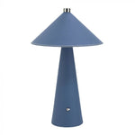 3W(240Lm) 5V LED desk lamp with USB Type-C charger, V-TAC, IP20, blue, dimmable, 3IN1