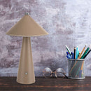 3W(240Lm) 5V LED skrivbordslampa med USB Type-C laddare, V-TAC, IP20, brun, dimbar, 3IN1