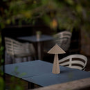 3W(240Lm) 5V LED skrivbordslampa med USB Type-C laddare, V-TAC, IP20, brun, dimbar, 3IN1