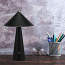 3W(240Lm) 5V LED galda lampa ar USB C tipa lādētāju, V-TAC, IP20, melna, dimmējama, 3IN1