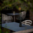 3W(240Lm) 5V LED galda lampa ar USB C tipa lādētāju, V-TAC, IP20, melna, dimmējama, 3IN1