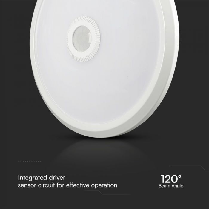 12W(900Lm) LED plakat valgusanduriga, V-TAC SAMSUNG, IP20, valge, 3IN1