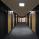 12W(1100Lm) LED plafons ar gaismas sensoru, V-TAC SAMSUNG, IP20, balts, 3IN1, 25x25cm