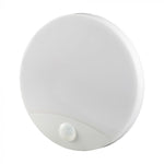 15W(1300Lm) LED-väggarmatur med PIR-sensor, V-TAC SAMSUNG, IP44, vit, 3IN1