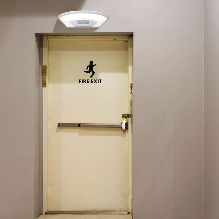 10W(900Lm) LED-fasadarmatur, V-TAC SAMSUNG, IP54, vit, neutralvitt ljus 4000K