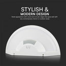 10W(900Lm) LED-fasadarmatur, V-TAC SAMSUNG, IP54, vit, neutralvitt ljus 4000K