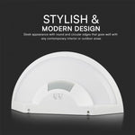 10W(900Lm)  LED fasādes gaismeklis, V-TAC SAMSUNG, IP54, balts, neitrāli balta gaisma 4000K