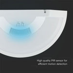 10W(900Lm)  LED fasādes gaismeklis, V-TAC SAMSUNG, IP54, balts, neitrāli balta gaisma 4000K