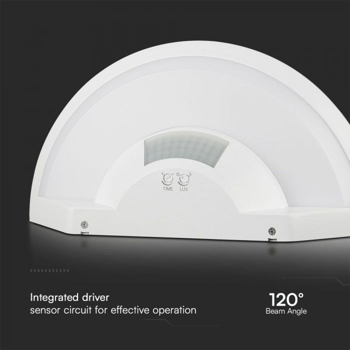 10W(900Lm)  LED fasādes gaismeklis, V-TAC SAMSUNG, IP54, balts, neitrāli balta gaisma 4000K