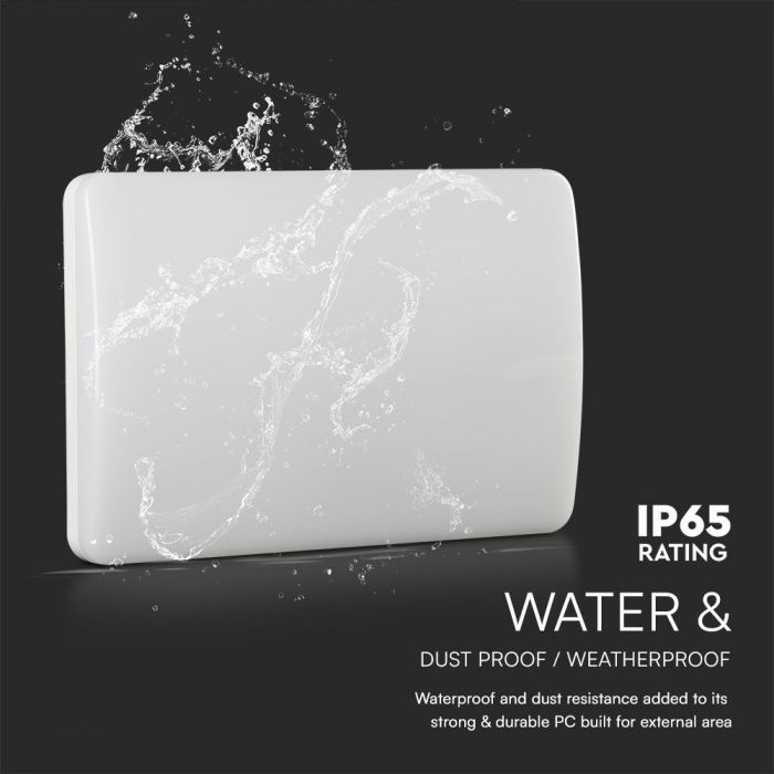 12W(1100Lm) LED Fasādes gaismeklis ar gaismas sensoru, V-TAC SAMSUNG CHIP, IP65, neitrāli balta gaisma 4000K