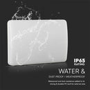 12W(1100Lm) LED Fasādes gaismeklis ar gaismas sensoru, V-TAC SAMSUNG CHIP, IP65, neitrāli balta gaisma 4000K