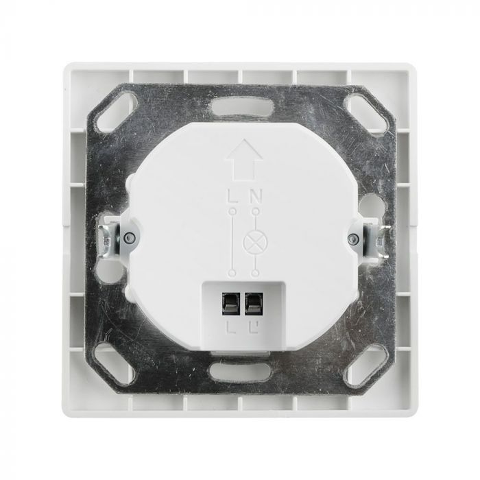 Infraröd rörelsesensor, inbyggd, max 200W LED, 120gr, V-TAC, IP20