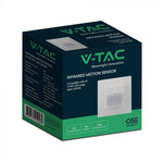 Infraröd rörelsesensor, inbyggd, max 200W LED, 120gr, V-TAC, IP20