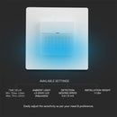 Infrared motion sensor, built-in, max 200W LED, 120gr, V-TAC, IP20