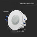 MAX 600W LED COB Infrared Motion Sensor, V-TAC, IP20