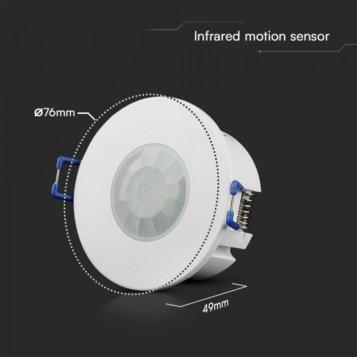 MAX 600W LED COB Infrasarkanais kustību sensors, V-TAC, IP20