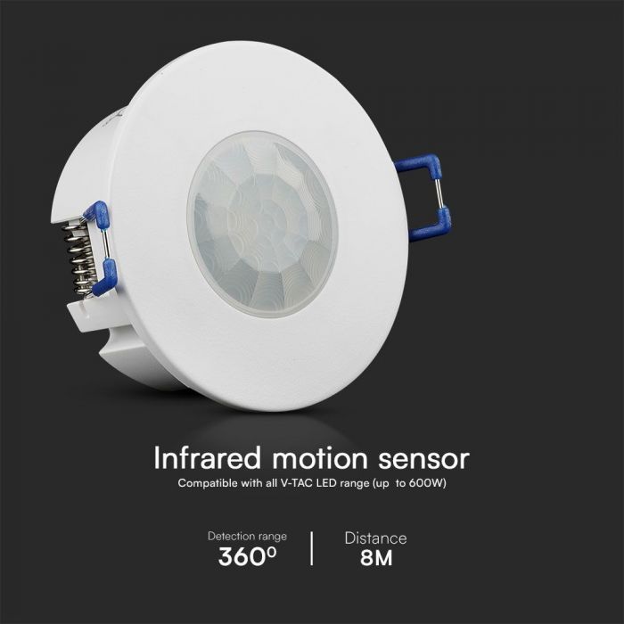MAX 600W LED COB Infrasarkanais kustību sensors, V-TAC, IP20