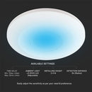 Occupancy sensor, overcurrent, IP20, white, 3m radius