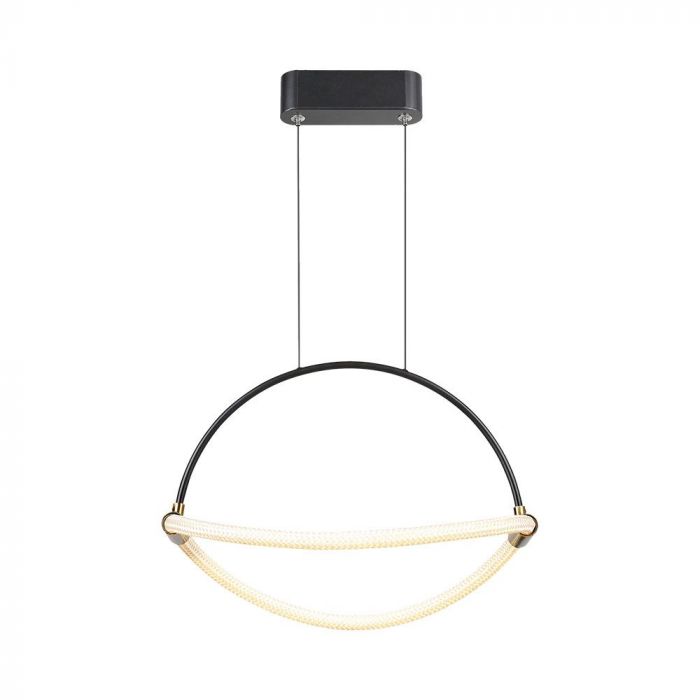 12W(1500Lm) LED design luminaire, V-TAC, IP20, black, neutral white 4000K