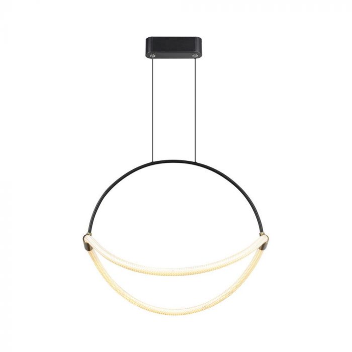 16W(2000Lm) LED-designarmatur, V-TAC, IP20, svart, neutralvit 4000K
