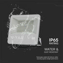 100W(8700Lm) LED-strålkastare utan rörelsesensor, V-TAC SAMSUNG, IP65, grå, neutralvitt ljus 4000K