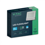 KASTE 2 gab. x 39,22€ – 200W(17540Lm) LED Prožektors bez kustību sensora, 1 m kabelis, V-TAC SAMSUNG, IP65, garantija 5 gadi, melns korpuss un pelēks stikls, auksti balta gaisma 6500K