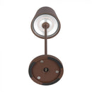 1.5W 5V LED  galda lampa ar skārienjūtīgu slēdzi, V-TAC, dimmējama, IP54, 1900mAh, brūna, silti balta gaisma 3000K