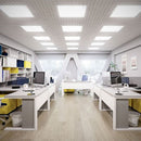 36W(4320Lm) LED panelis  595x595x34mm, V-TAC, IP65, balts, auksti balta gaisma 6500K