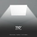 36W(4320Lm) LED panelis  595x595x34mm, V-TAC, IP65, balts, auksti balta gaisma 6500K