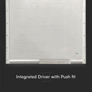 36W(4320Lm) LED panelis  595x595x34mm, V-TAC, IP65, balts, auksti balta gaisma 6500K